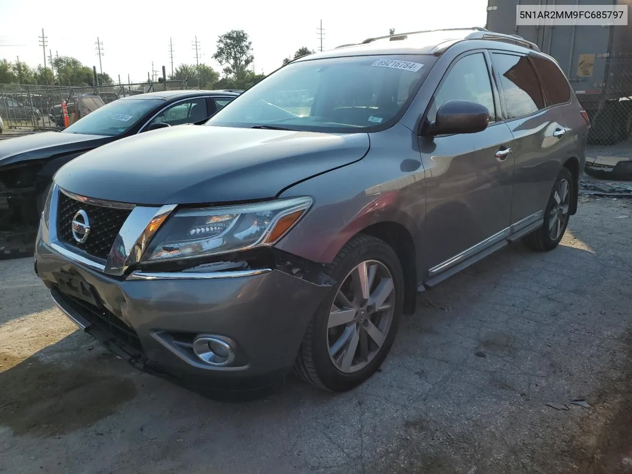 5N1AR2MM9FC685797 2015 Nissan Pathfinder S