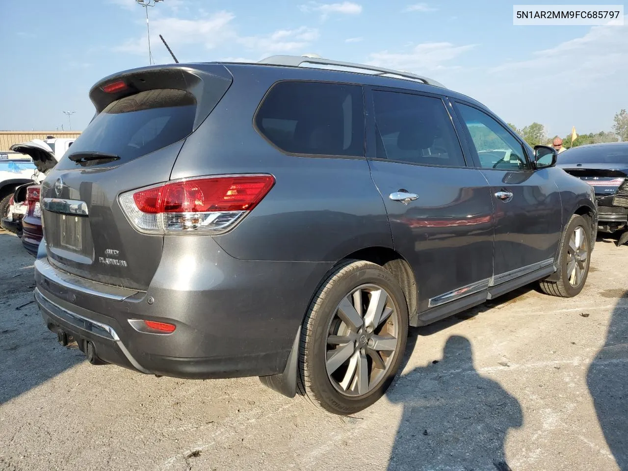 2015 Nissan Pathfinder S VIN: 5N1AR2MM9FC685797 Lot: 69216784