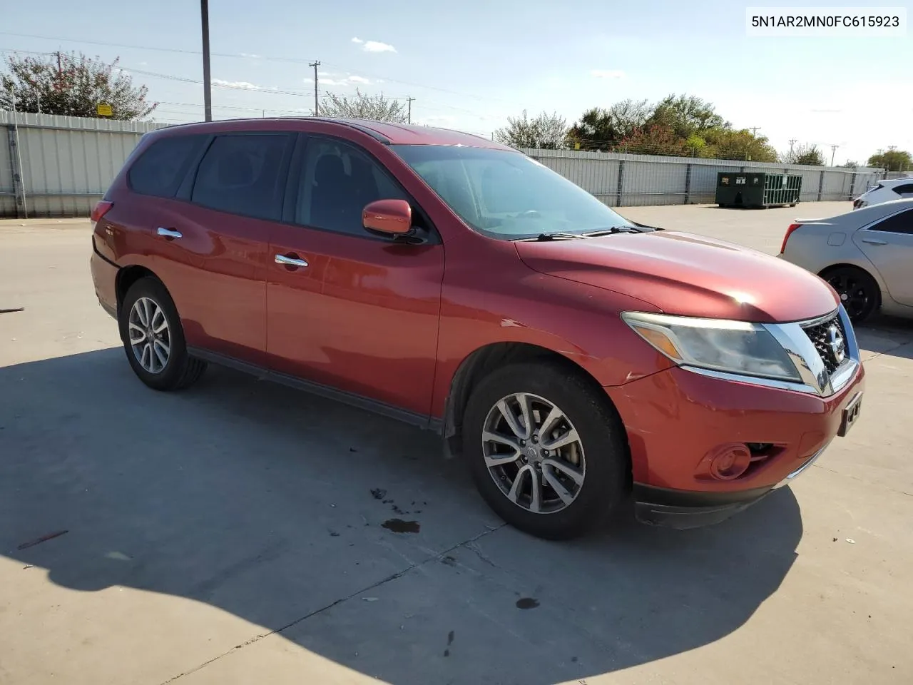 2015 Nissan Pathfinder S VIN: 5N1AR2MN0FC615923 Lot: 70751444