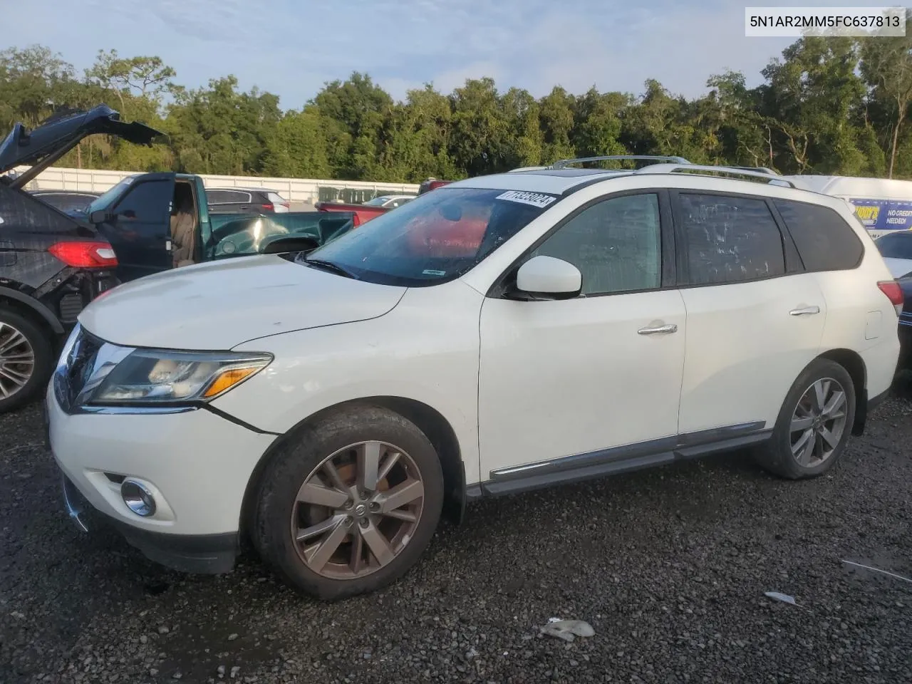 2015 Nissan Pathfinder S VIN: 5N1AR2MM5FC637813 Lot: 71323024