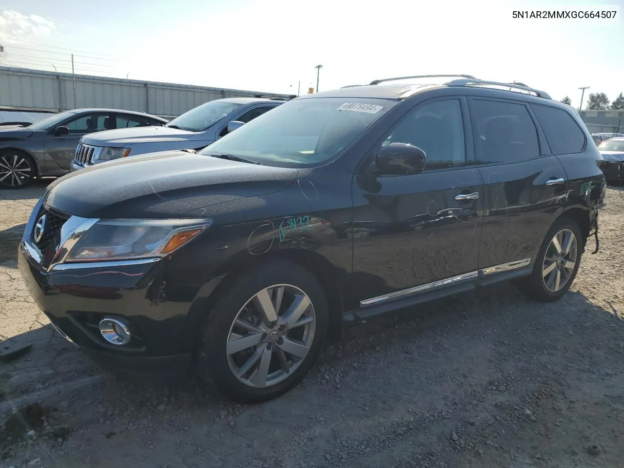 2016 Nissan Pathfinder S VIN: 5N1AR2MMXGC664507 Lot: 69879494