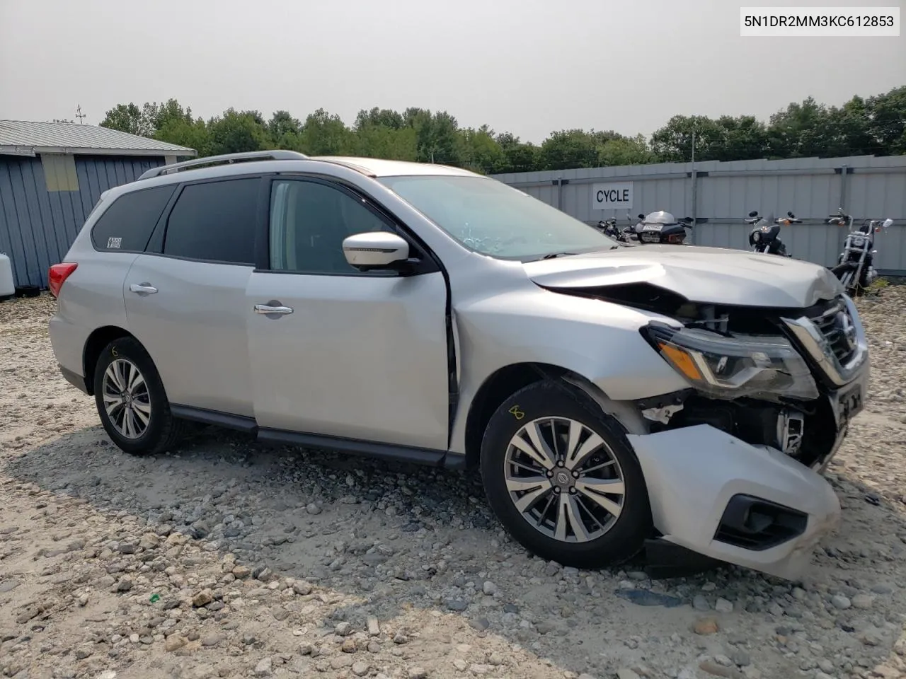 5N1DR2MM3KC612853 2019 Nissan Pathfinder S