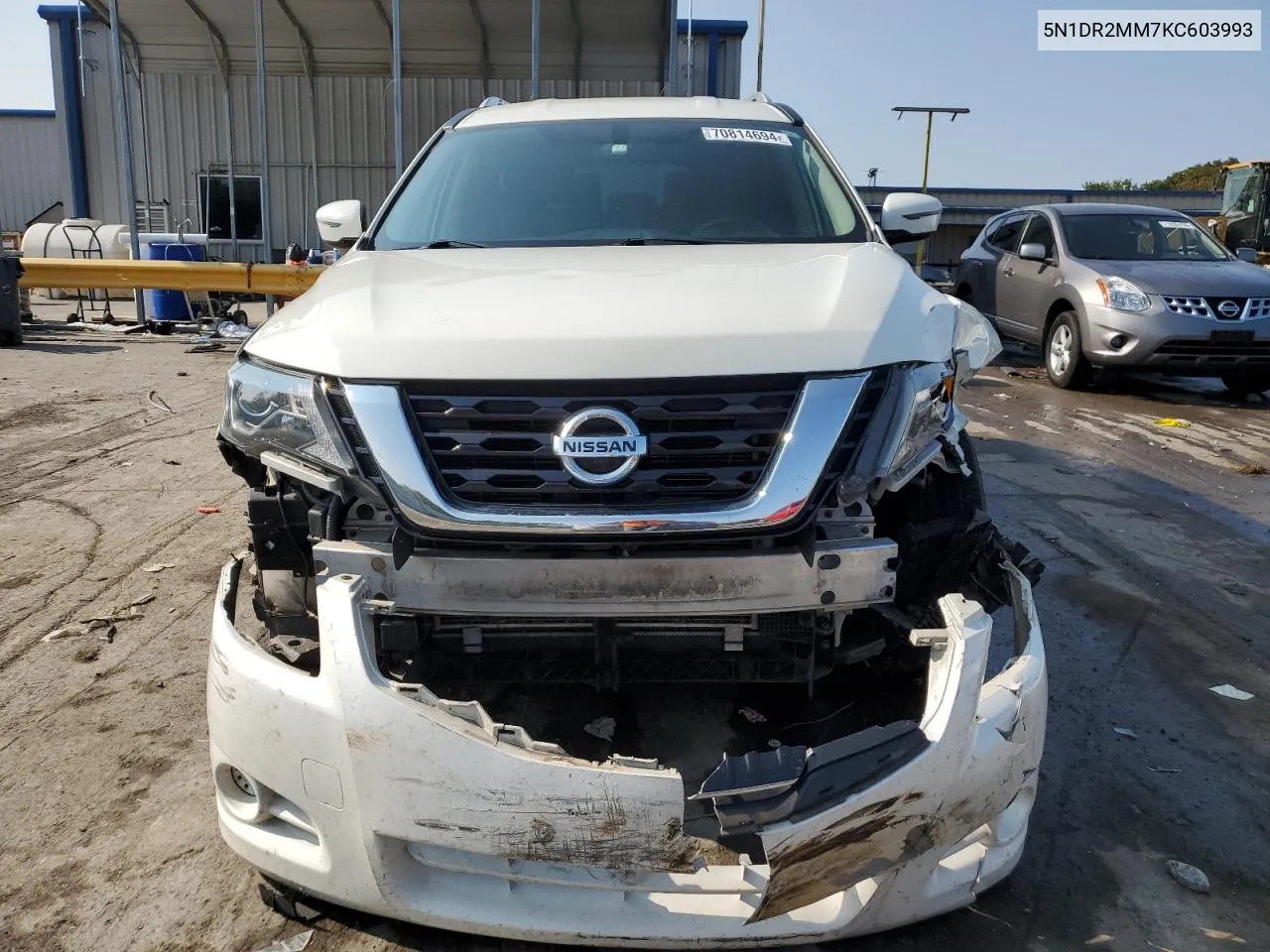 2019 Nissan Pathfinder S VIN: 5N1DR2MM7KC603993 Lot: 70814694