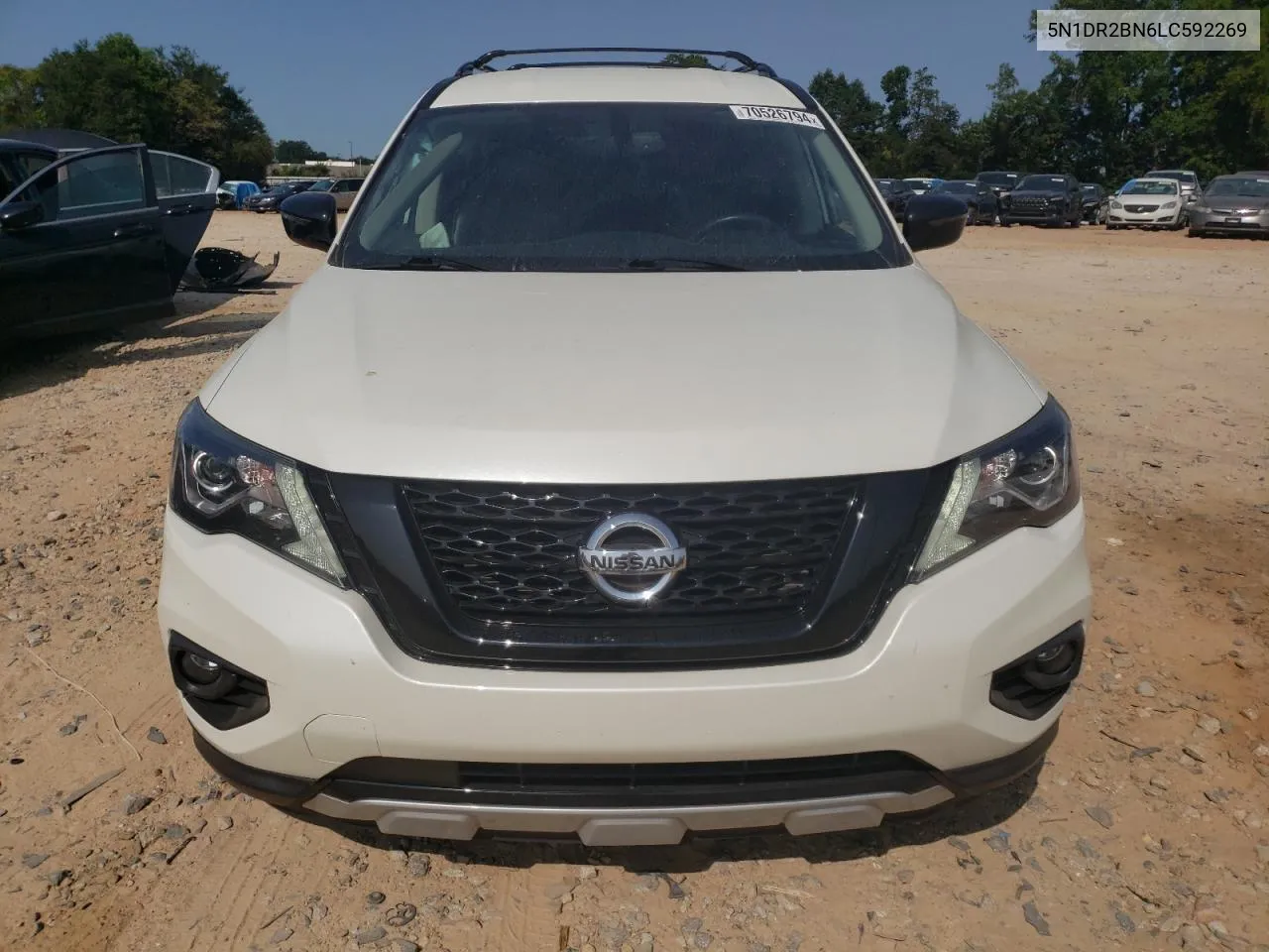 2020 Nissan Pathfinder Sv VIN: 5N1DR2BN6LC592269 Lot: 70526794