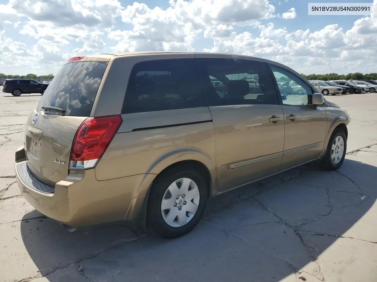 2004 Nissan Quest S VIN: 5N1BV28U54N300991 Lot: 67460864