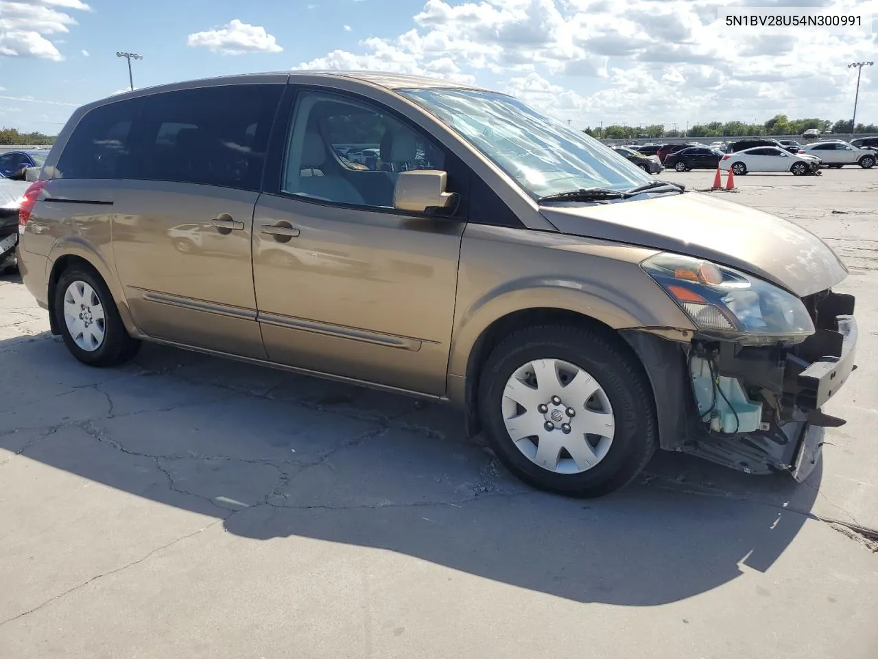 2004 Nissan Quest S VIN: 5N1BV28U54N300991 Lot: 67460864