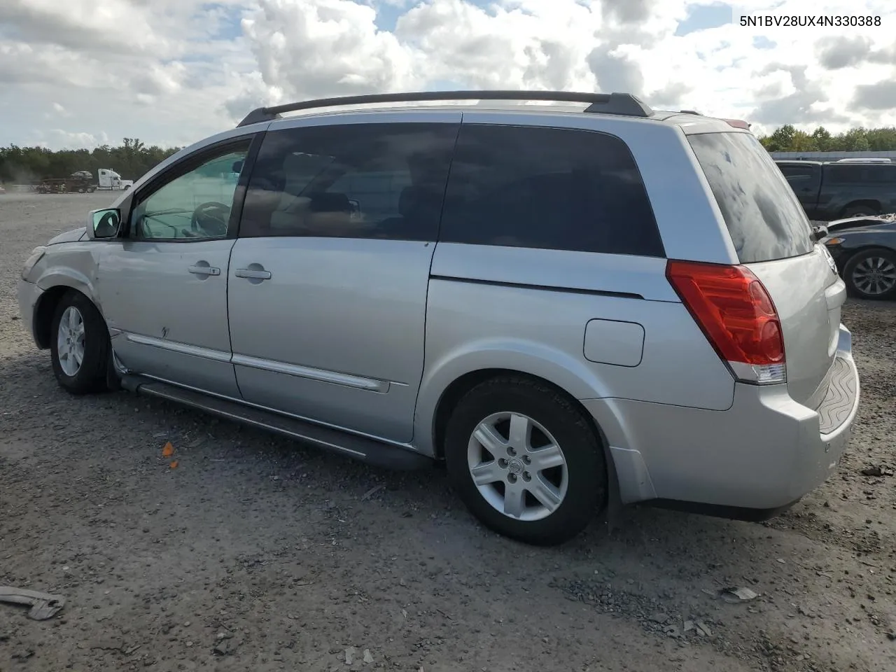 2004 Nissan Quest S VIN: 5N1BV28UX4N330388 Lot: 70266874