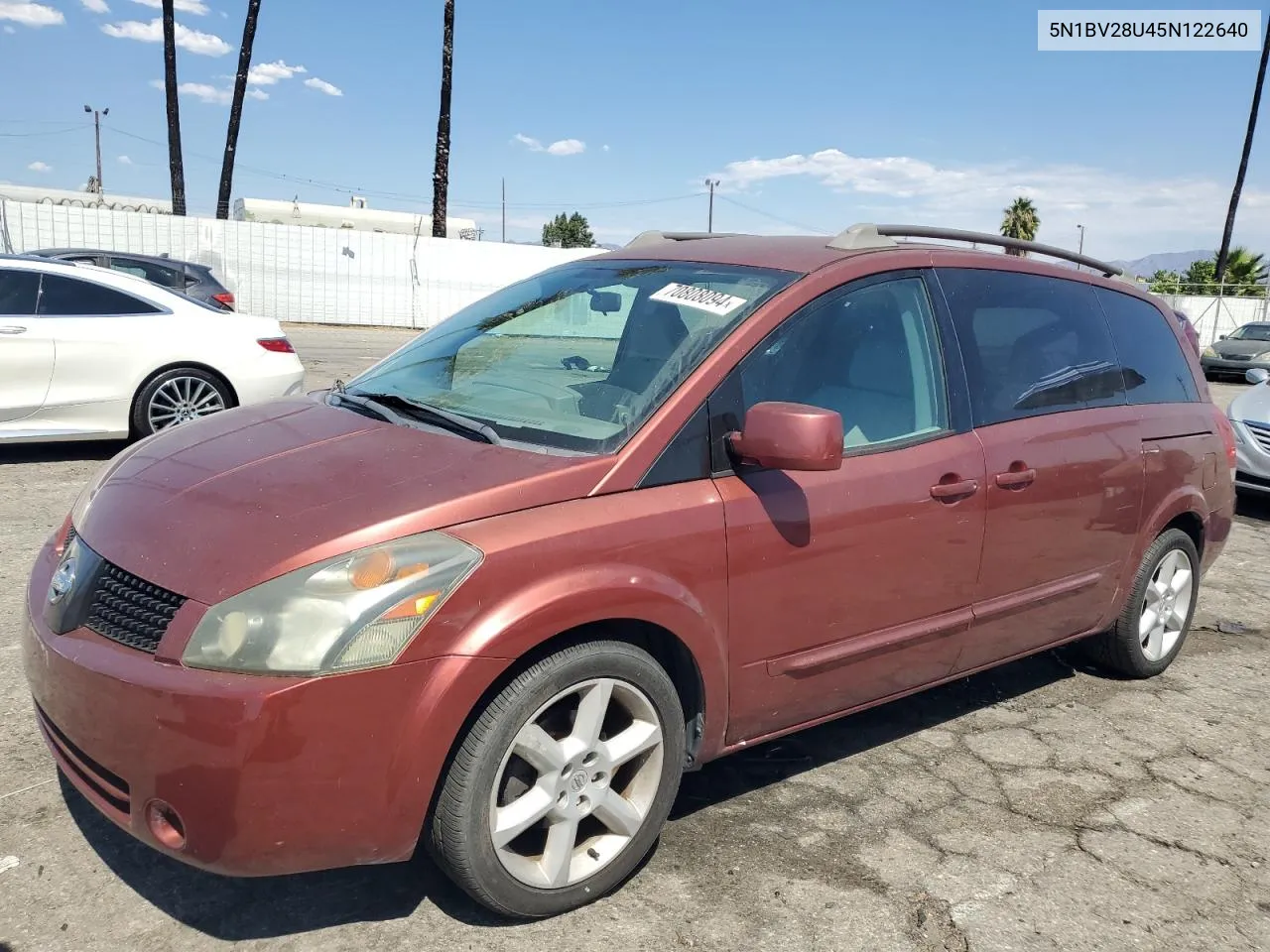 5N1BV28U45N122640 2005 Nissan Quest S