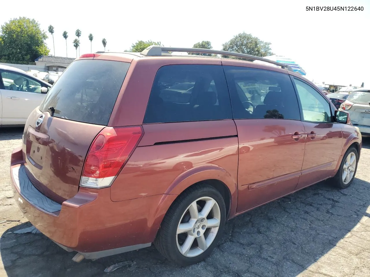 2005 Nissan Quest S VIN: 5N1BV28U45N122640 Lot: 70808094