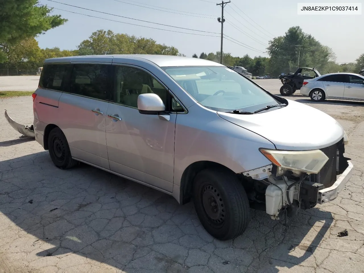 2012 Nissan Quest S VIN: JN8AE2KP1C9037414 Lot: 70244384