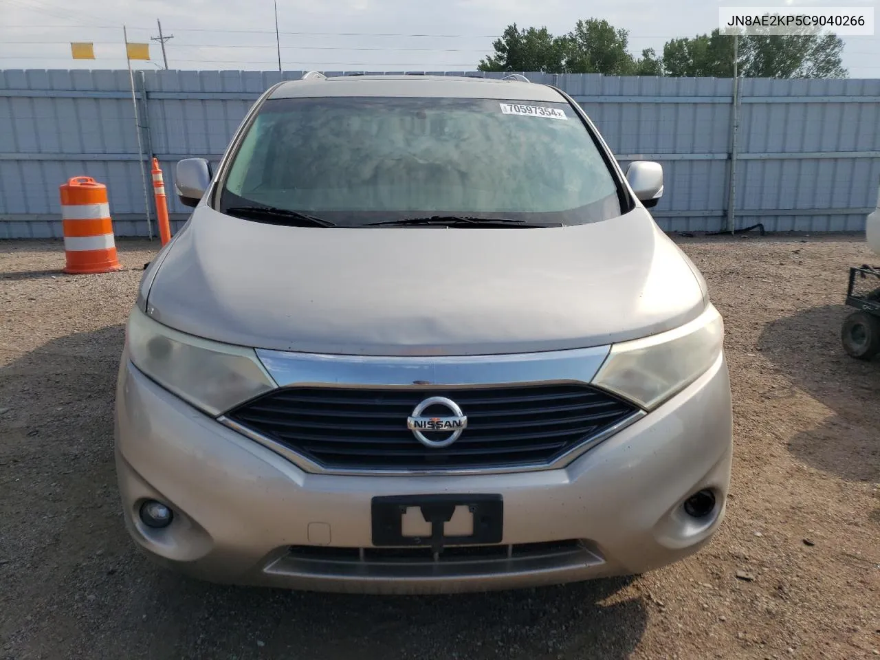 2012 Nissan Quest S VIN: JN8AE2KP5C9040266 Lot: 70597354