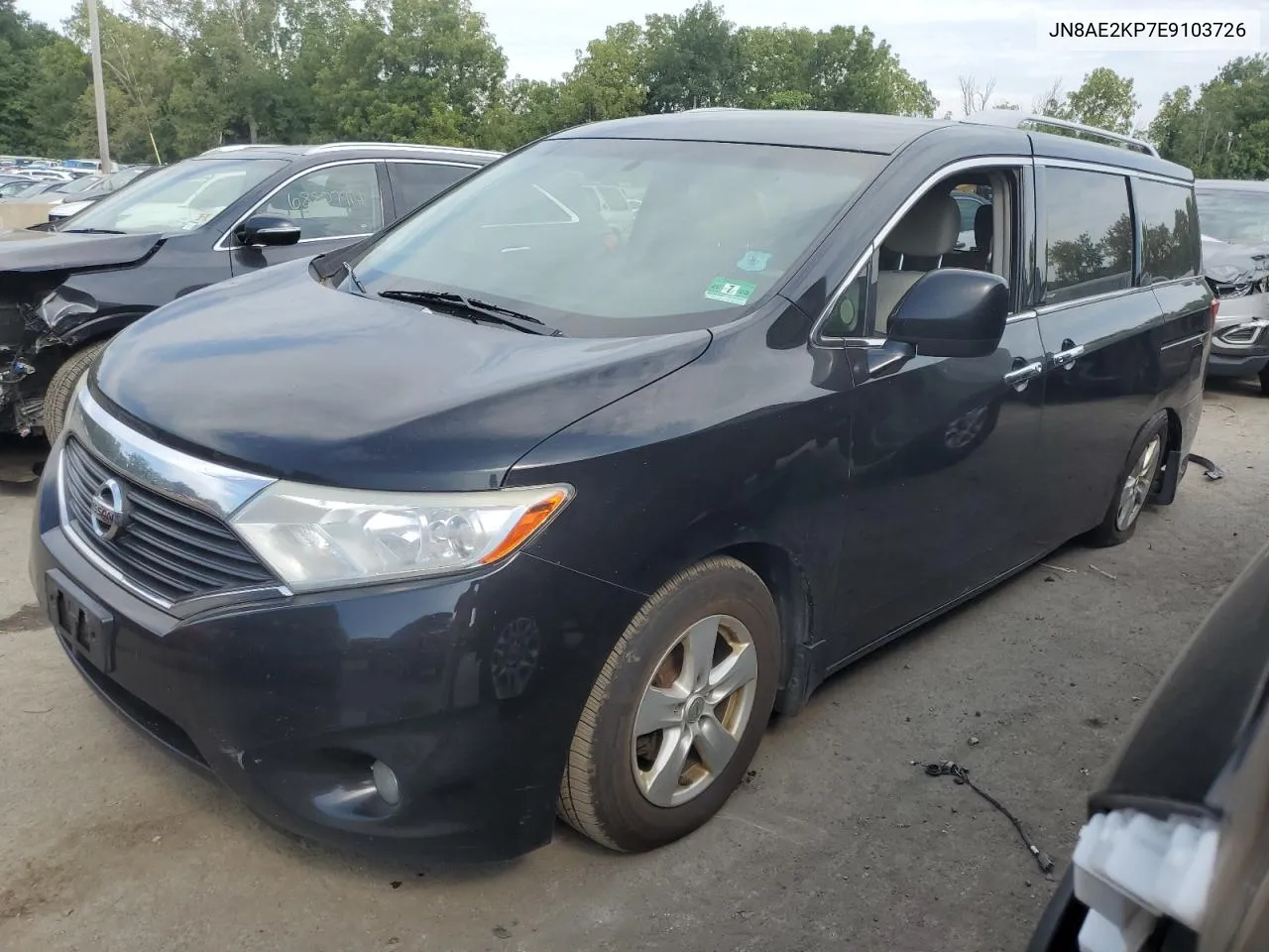 2014 Nissan Quest S VIN: JN8AE2KP7E9103726 Lot: 68727654