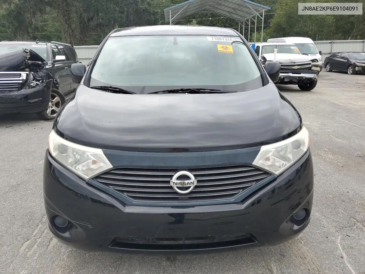 JN8AE2KP6E9104091 2014 Nissan Quest S