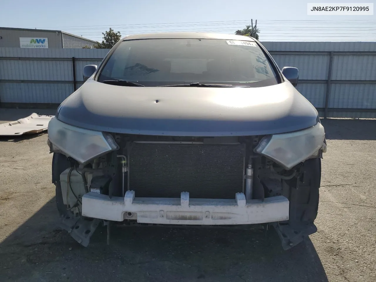 2015 Nissan Quest S VIN: JN8AE2KP7F9120995 Lot: 68998494