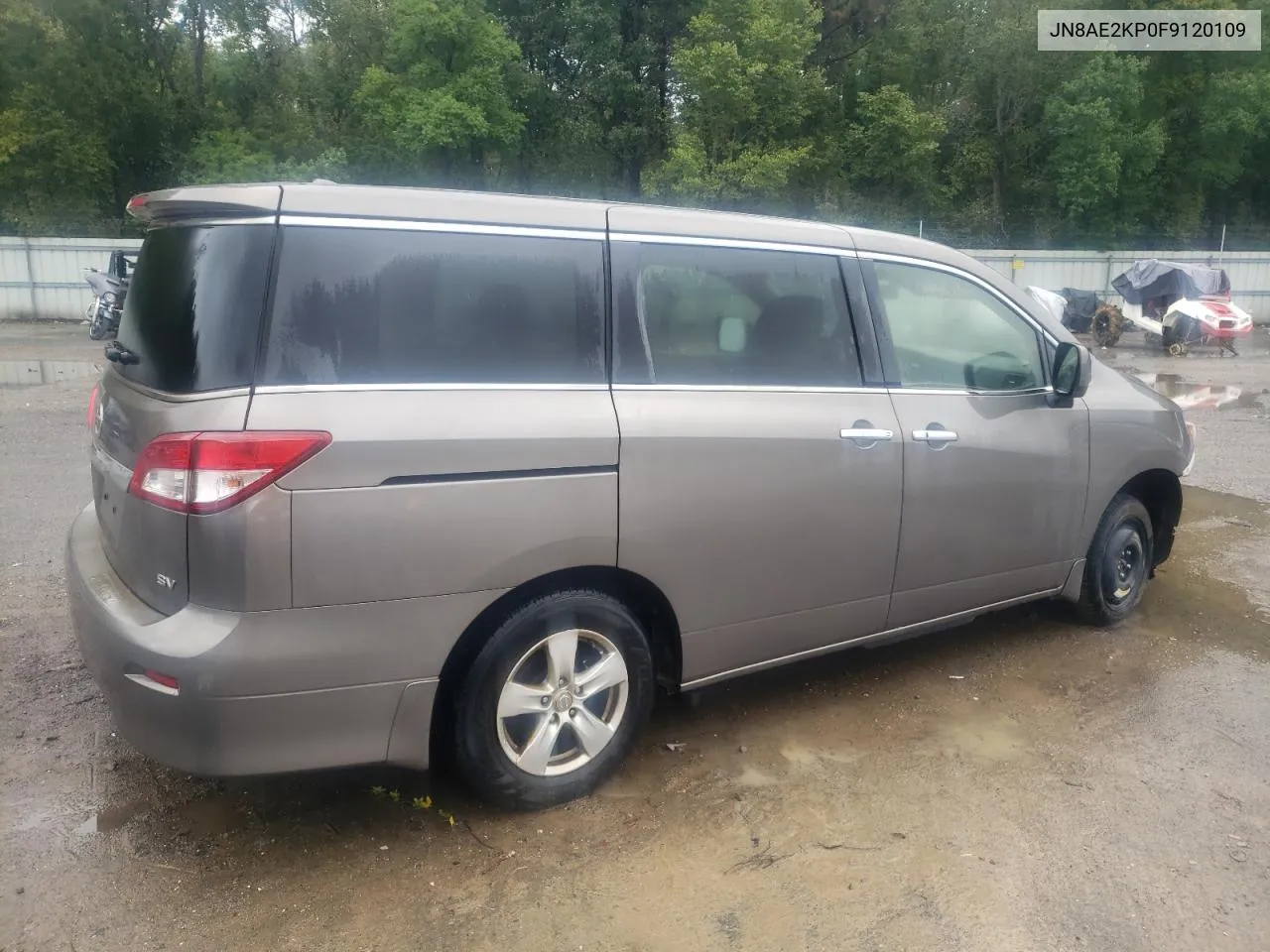 2015 Nissan Quest S VIN: JN8AE2KP0F9120109 Lot: 70822284