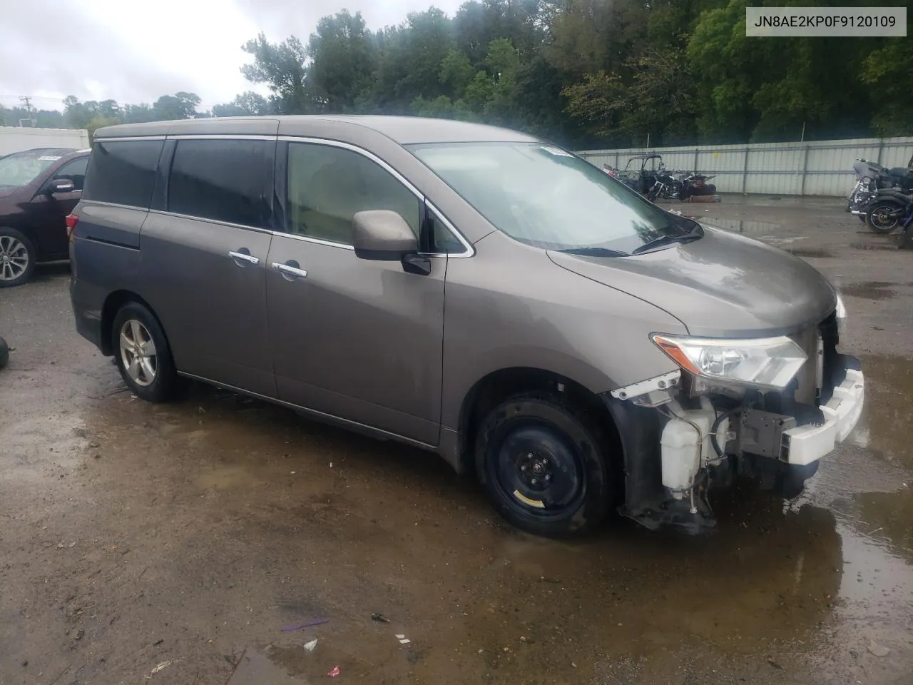 2015 Nissan Quest S VIN: JN8AE2KP0F9120109 Lot: 70822284