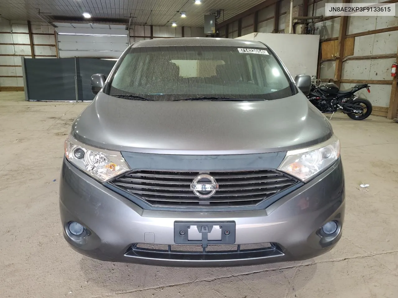 2015 Nissan Quest S VIN: JN8AE2KP3F9133615 Lot: 71423654