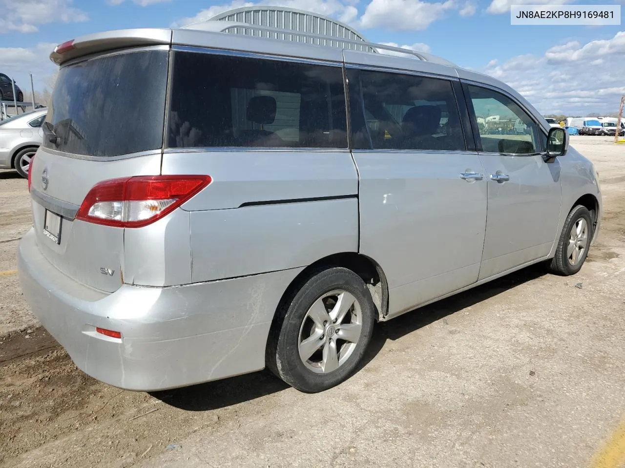 2017 Nissan Quest S VIN: JN8AE2KP8H9169481 Lot: 49393294