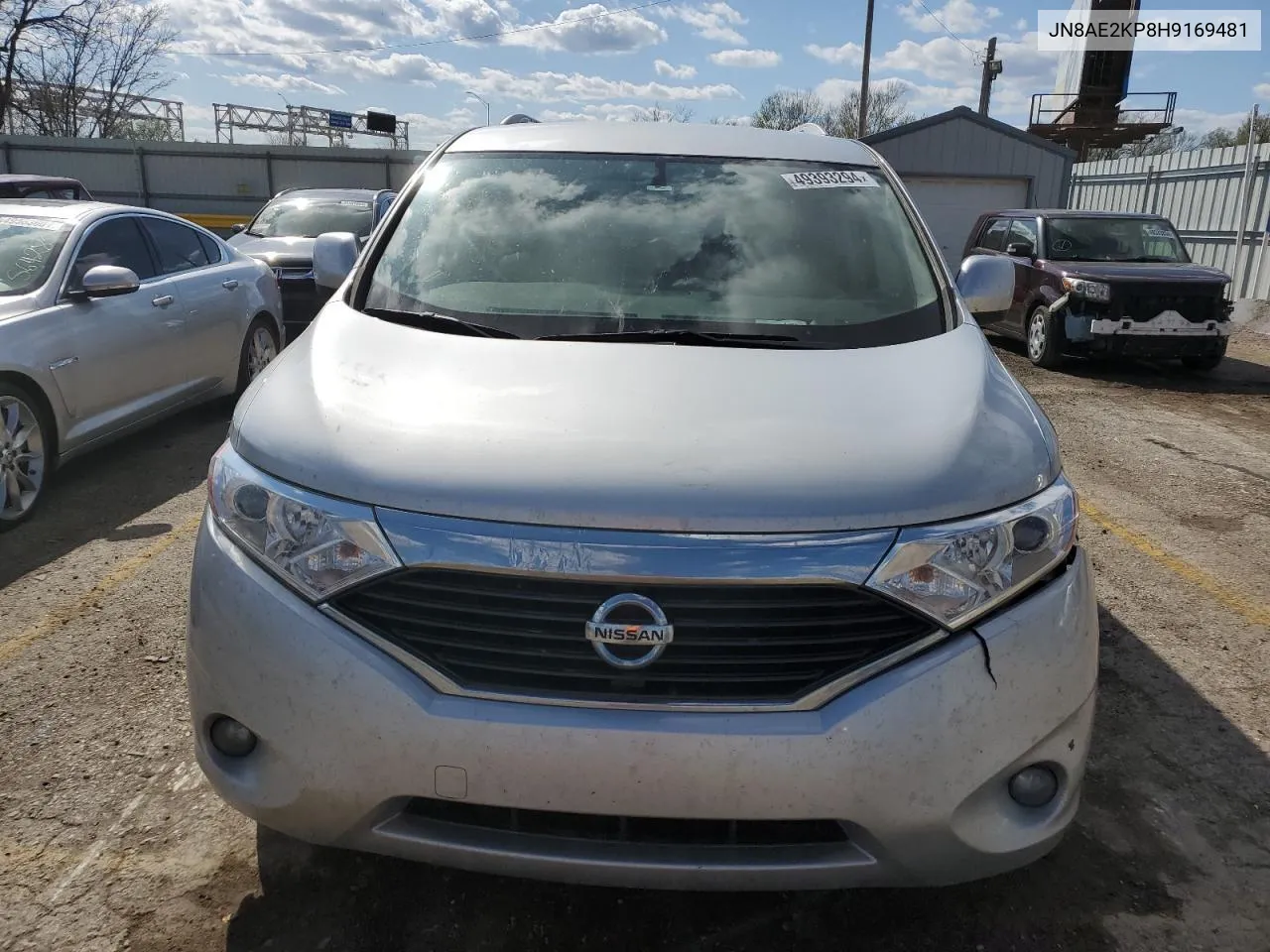 JN8AE2KP8H9169481 2017 Nissan Quest S