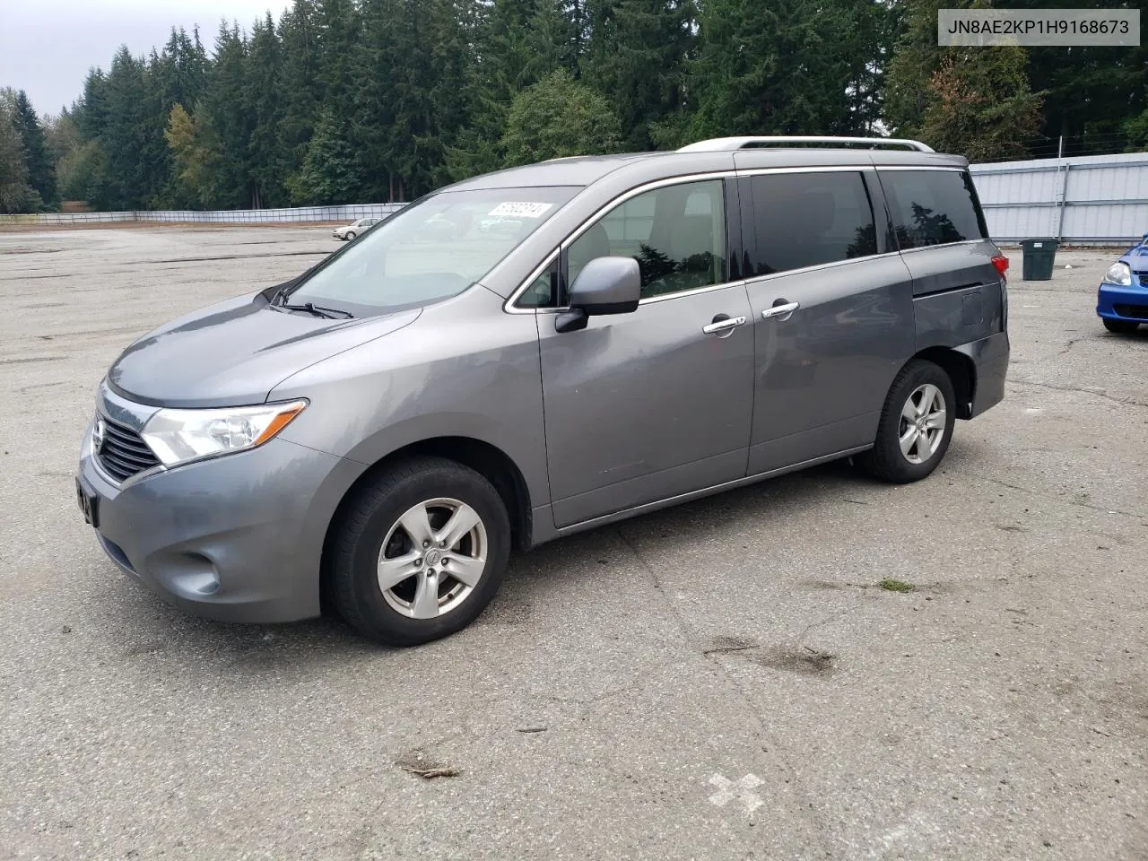 2017 Nissan Quest S VIN: JN8AE2KP1H9168673 Lot: 67502314