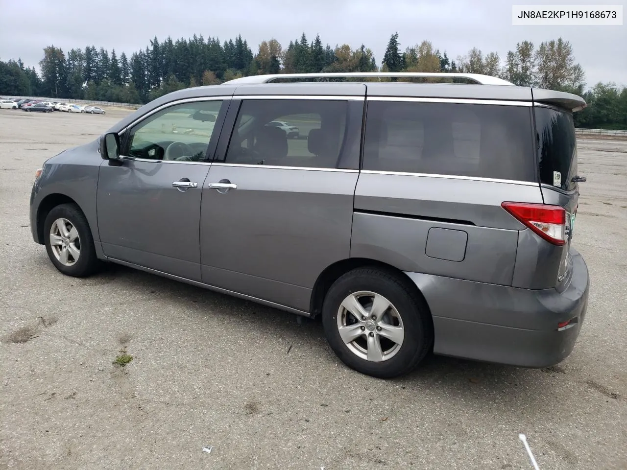 2017 Nissan Quest S VIN: JN8AE2KP1H9168673 Lot: 67502314