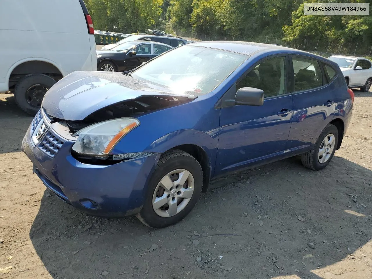 JN8AS58V49W184966 2009 Nissan Rogue S