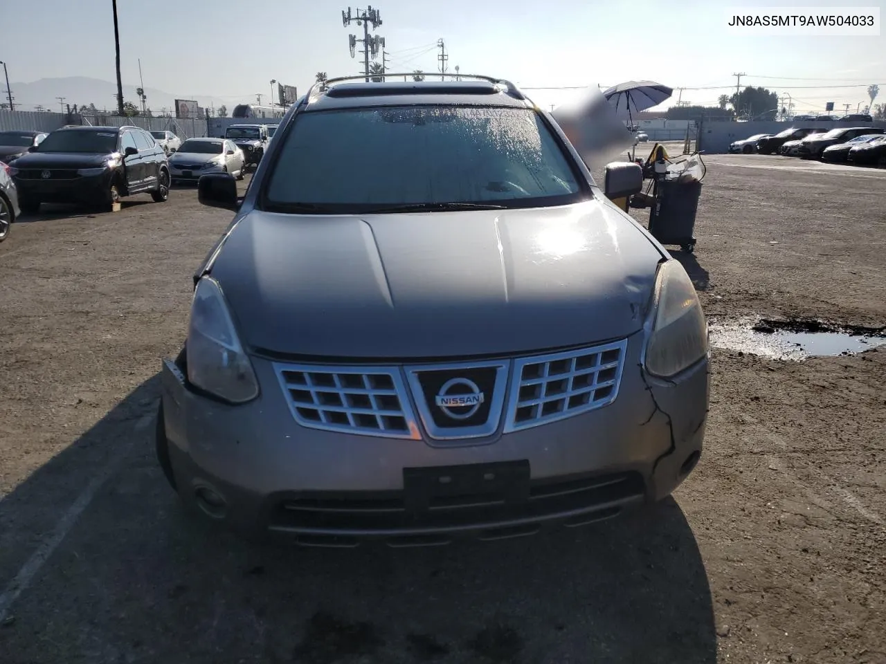 2010 Nissan Rogue S VIN: JN8AS5MT9AW504033 Lot: 44701233