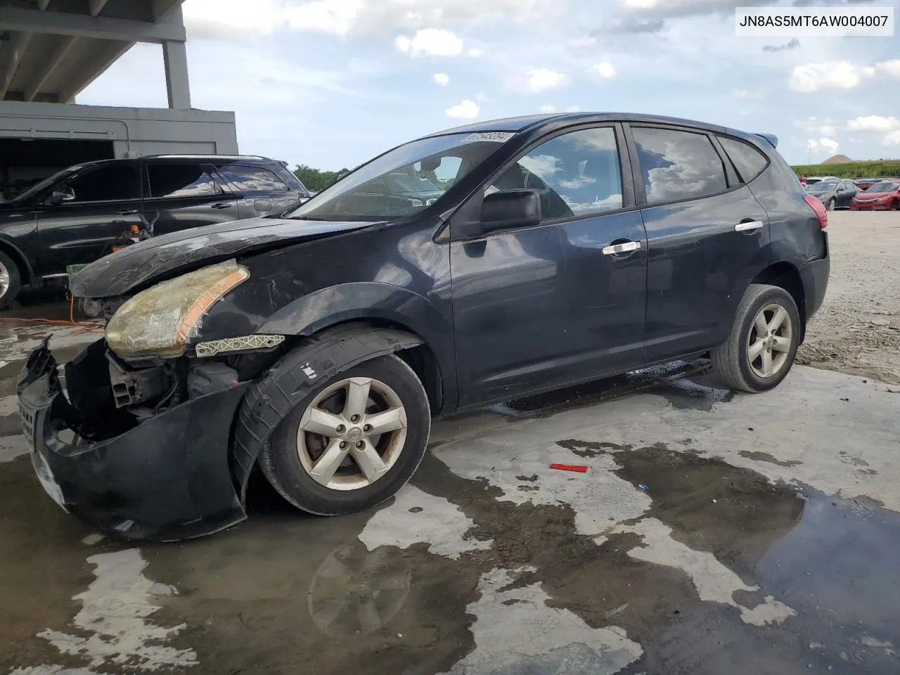 2010 Nissan Rogue S VIN: JN8AS5MT6AW004007 Lot: 67548394