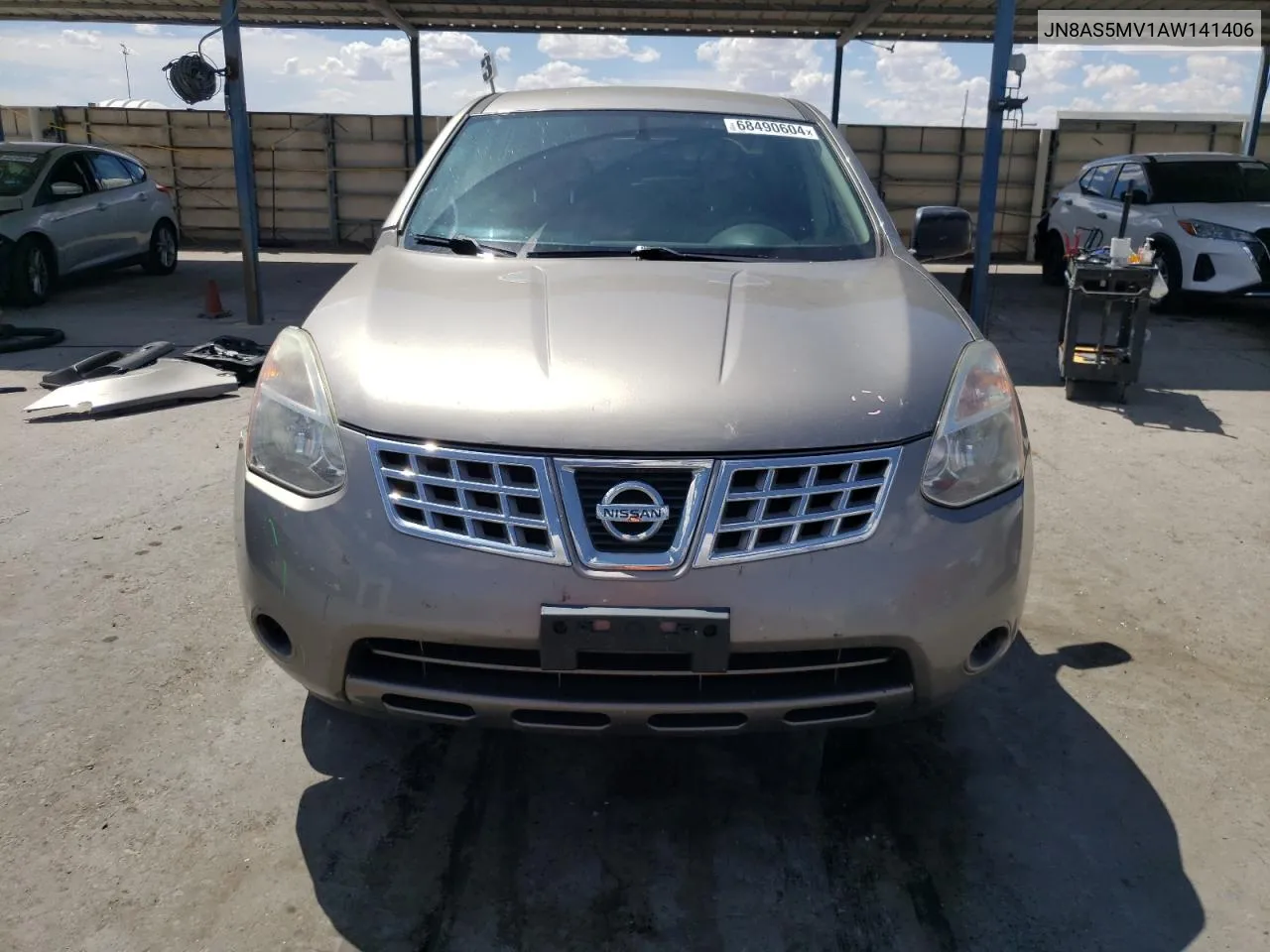 2010 Nissan Rogue S VIN: JN8AS5MV1AW141406 Lot: 68490604