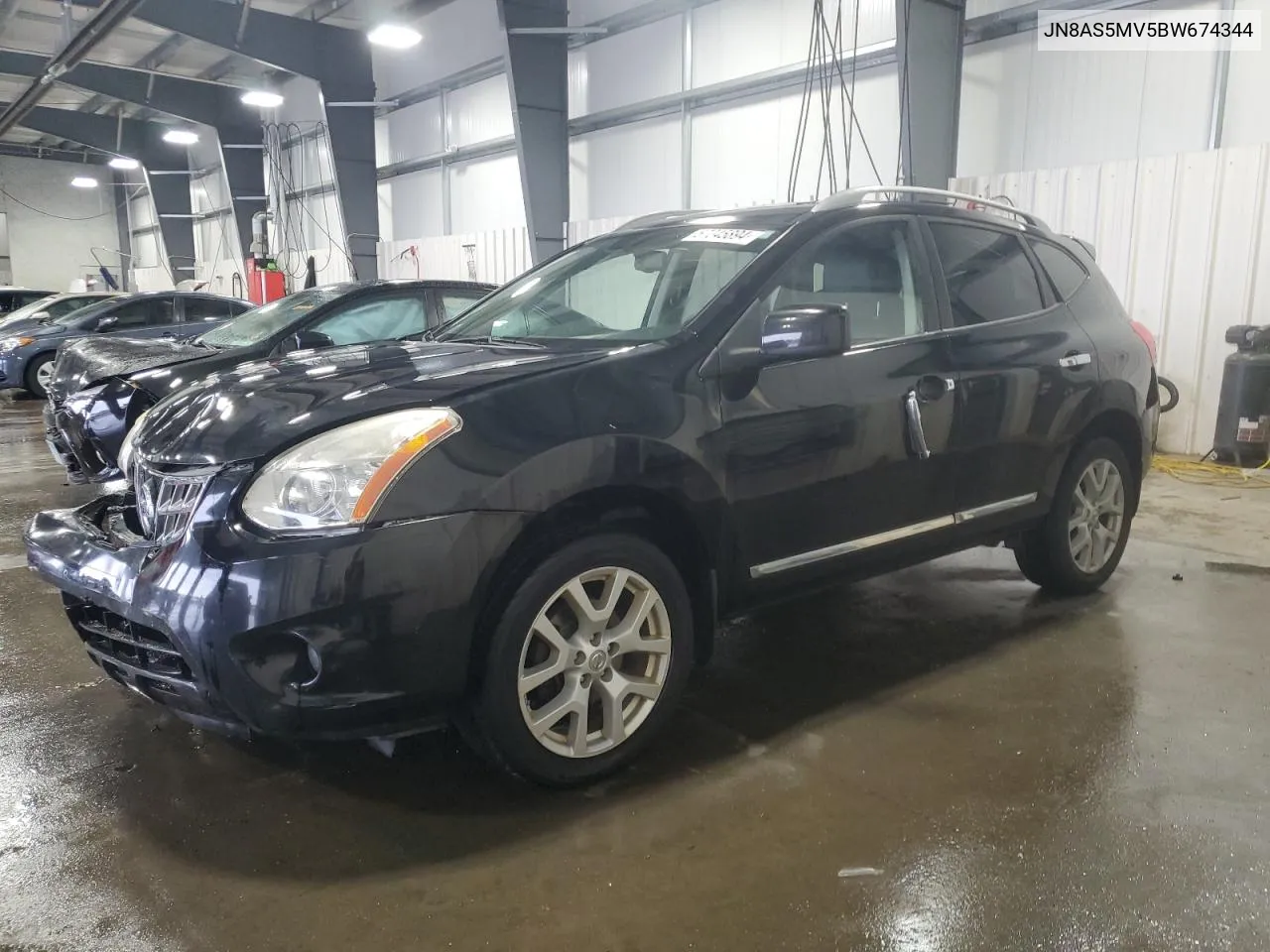 2011 Nissan Rogue S VIN: JN8AS5MV5BW674344 Lot: 67045894