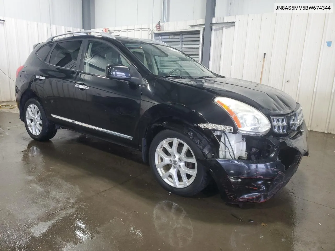 2011 Nissan Rogue S VIN: JN8AS5MV5BW674344 Lot: 67045894