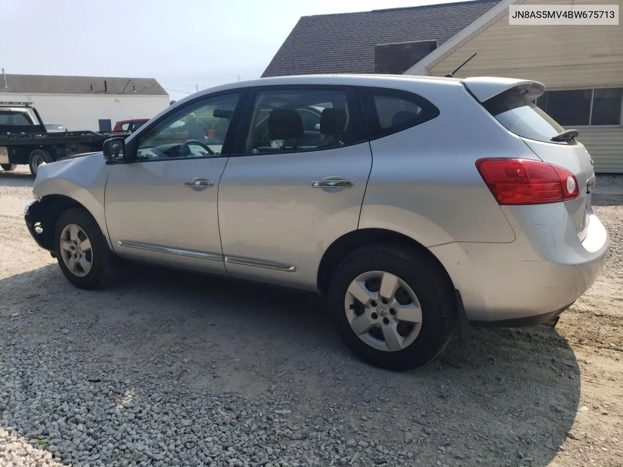 2011 Nissan Rogue S VIN: JN8AS5MV4BW675713 Lot: 69605784