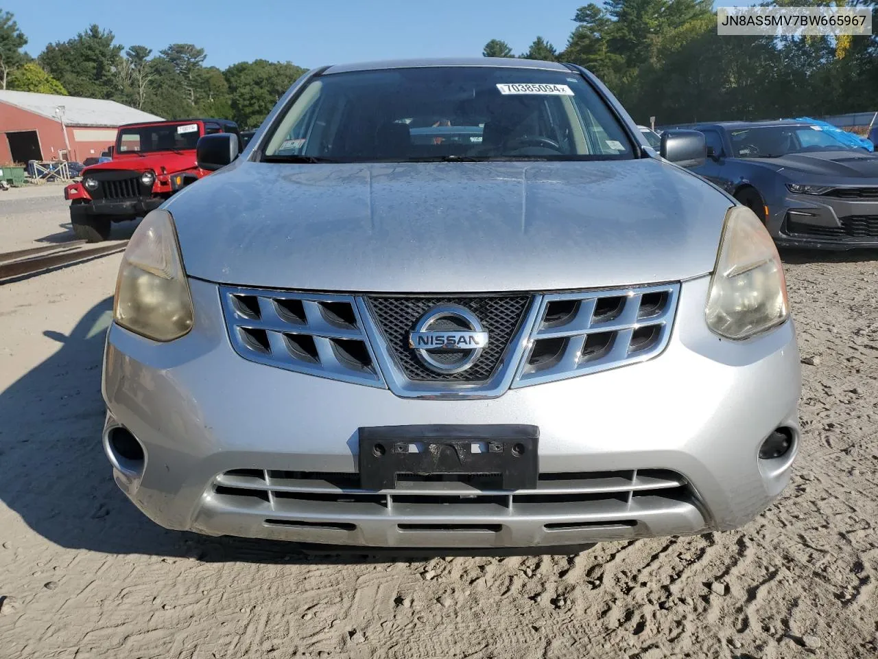 2011 Nissan Rogue S VIN: JN8AS5MV7BW665967 Lot: 70385094