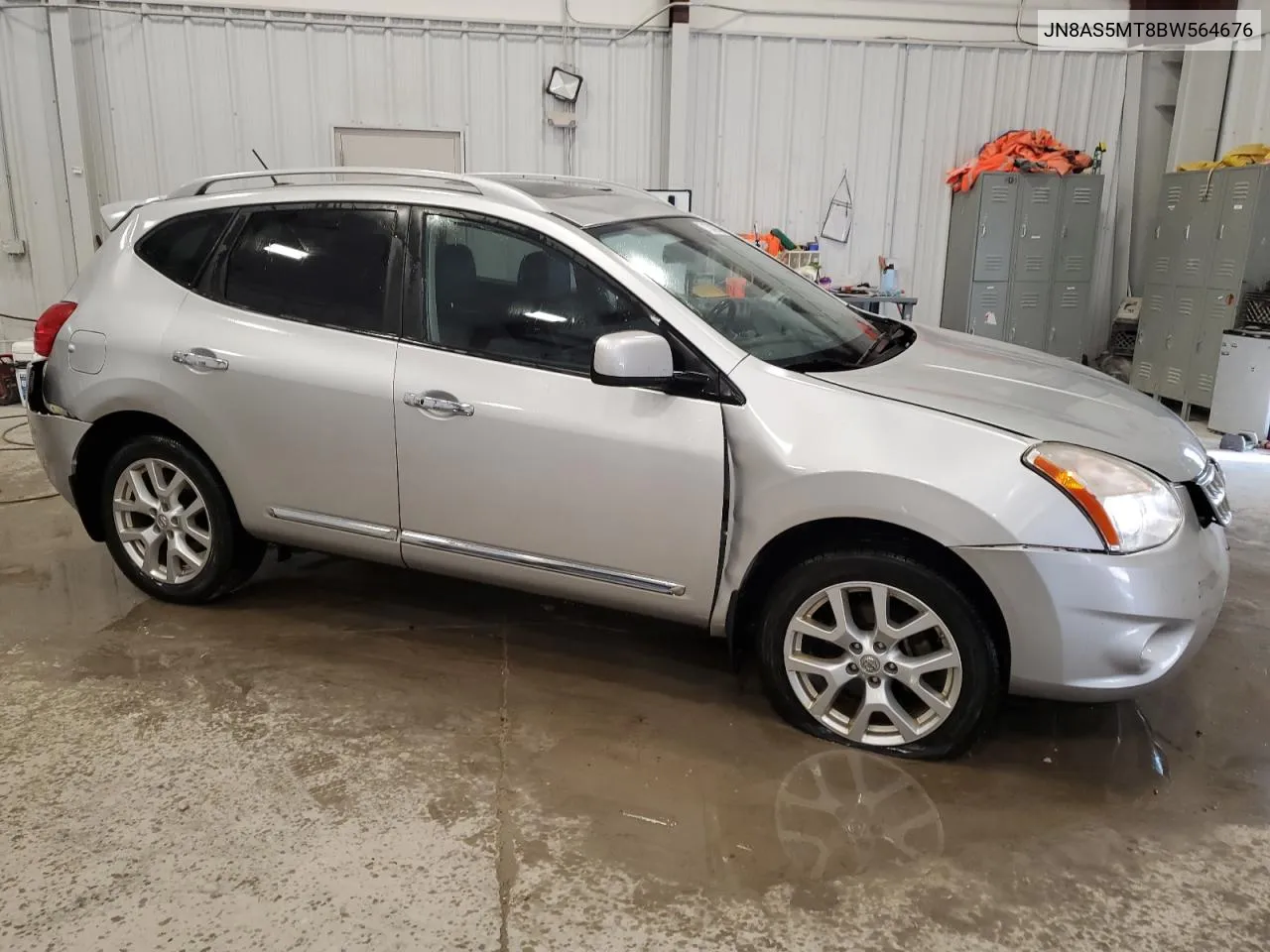 2011 Nissan Rogue S VIN: JN8AS5MT8BW564676 Lot: 71242284