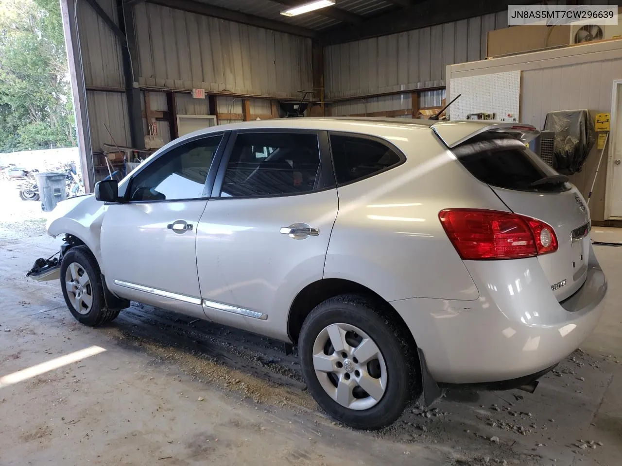 2012 Nissan Rogue S VIN: JN8AS5MT7CW296639 Lot: 62752534