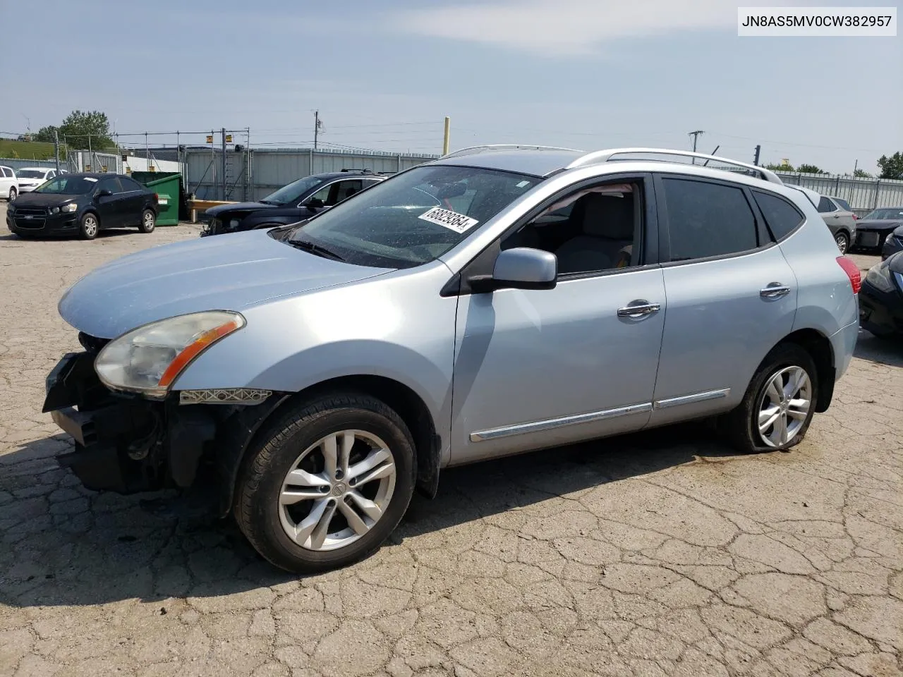 2012 Nissan Rogue S VIN: JN8AS5MV0CW382957 Lot: 68829364