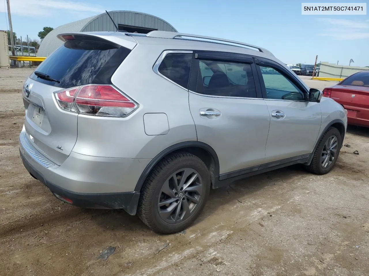 2016 Nissan Rogue S VIN: 5N1AT2MT5GC741471 Lot: 67899574