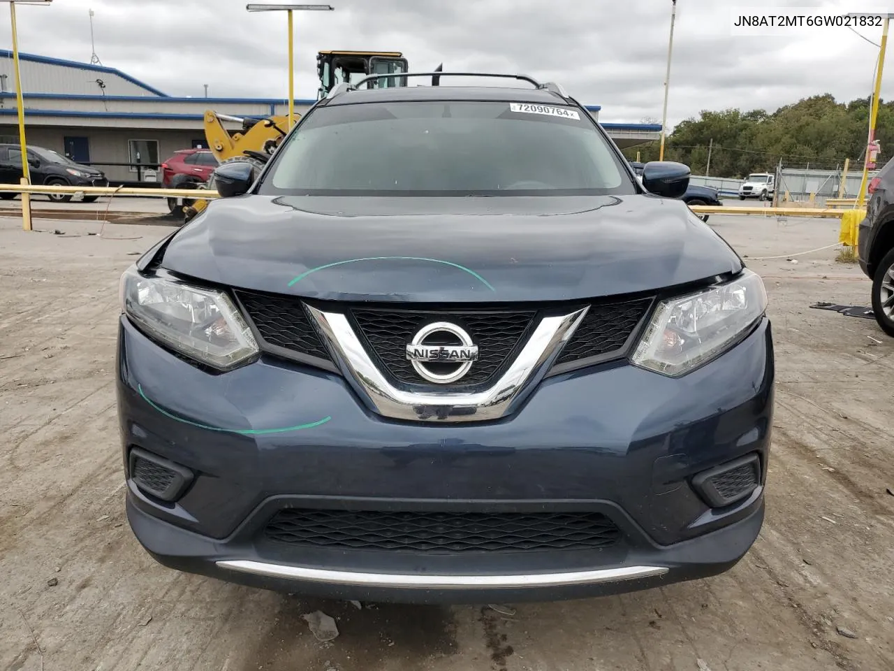 2016 Nissan Rogue S VIN: JN8AT2MT6GW021832 Lot: 72090764