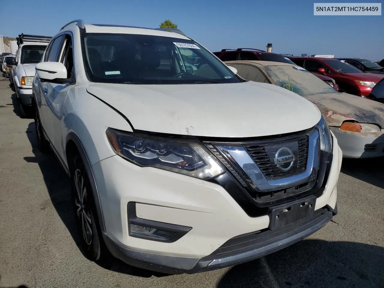 2017 Nissan Rogue S VIN: 5N1AT2MT1HC754459 Lot: 59787604