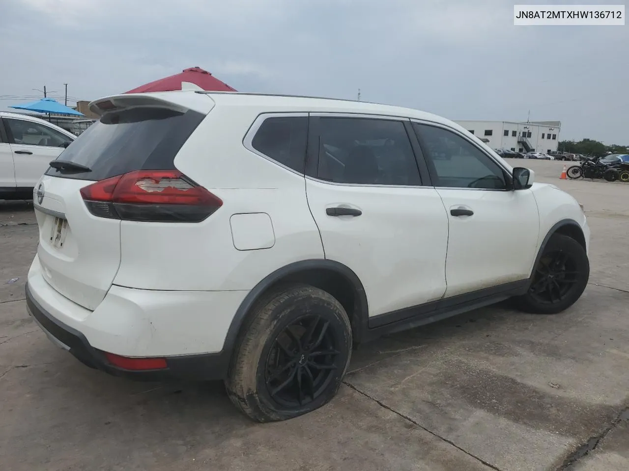 JN8AT2MTXHW136712 2017 Nissan Rogue S