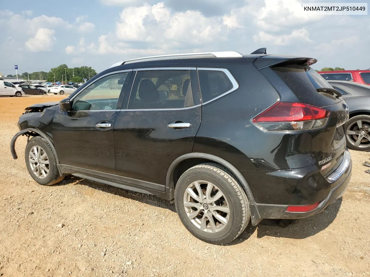 2018 Nissan Rogue S VIN: KNMAT2MT2JP510449 Lot: 66624354