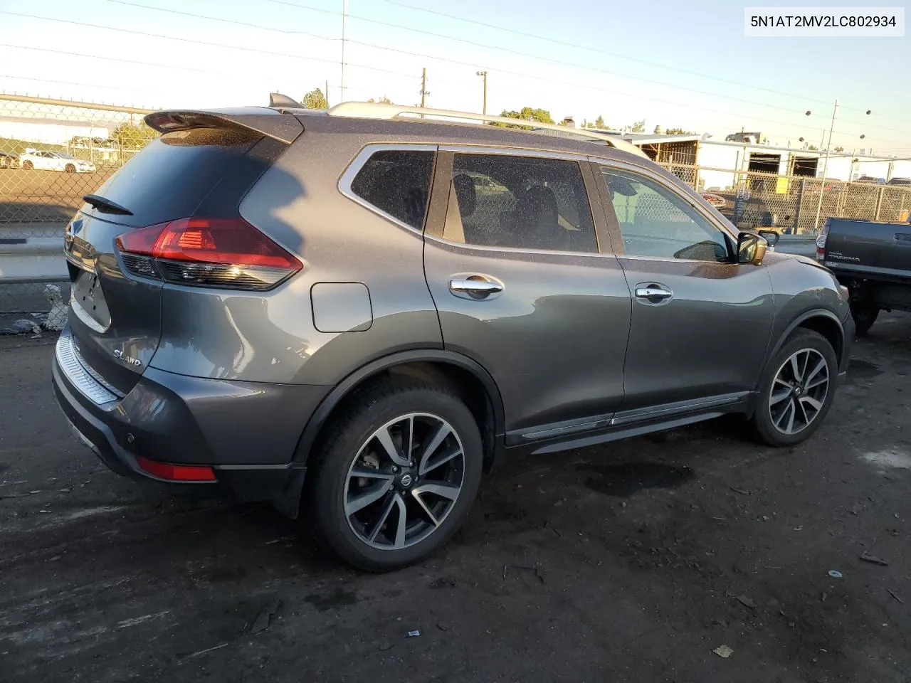 2020 Nissan Rogue S VIN: 5N1AT2MV2LC802934 Lot: 71732014