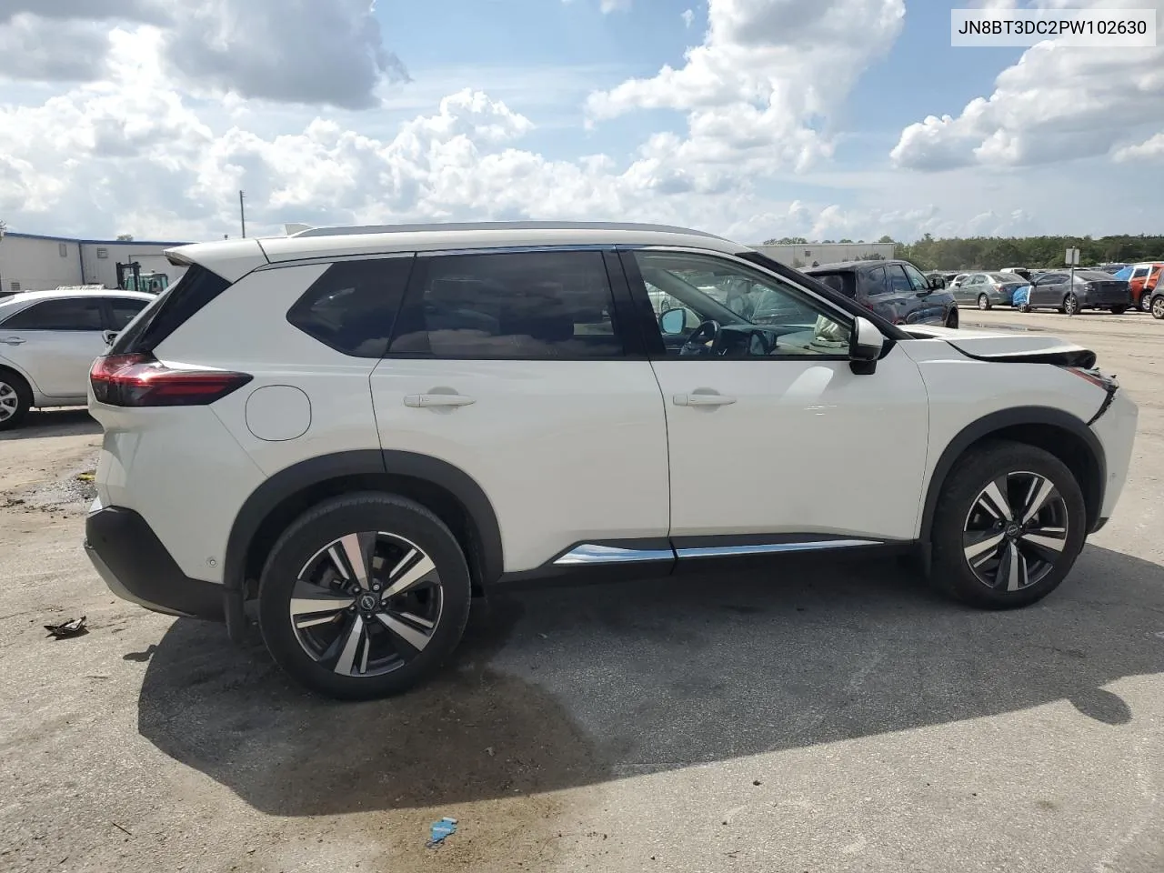 2023 Nissan Rogue Platinum VIN: JN8BT3DC2PW102630 Lot: 71883674