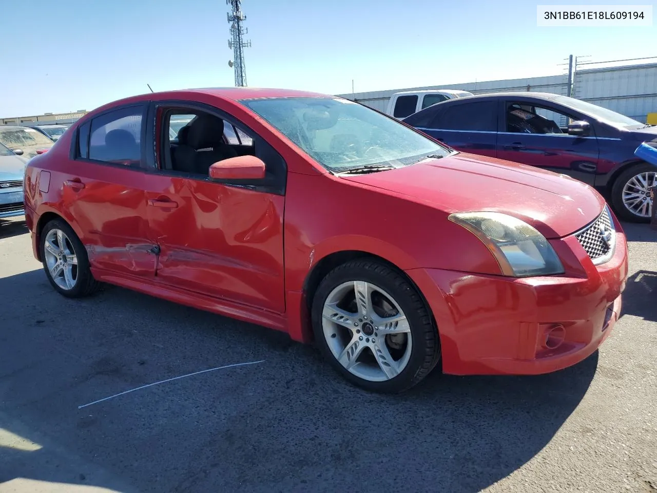 2008 Nissan Sentra Se-R VIN: 3N1BB61E18L609194 Lot: 67719374