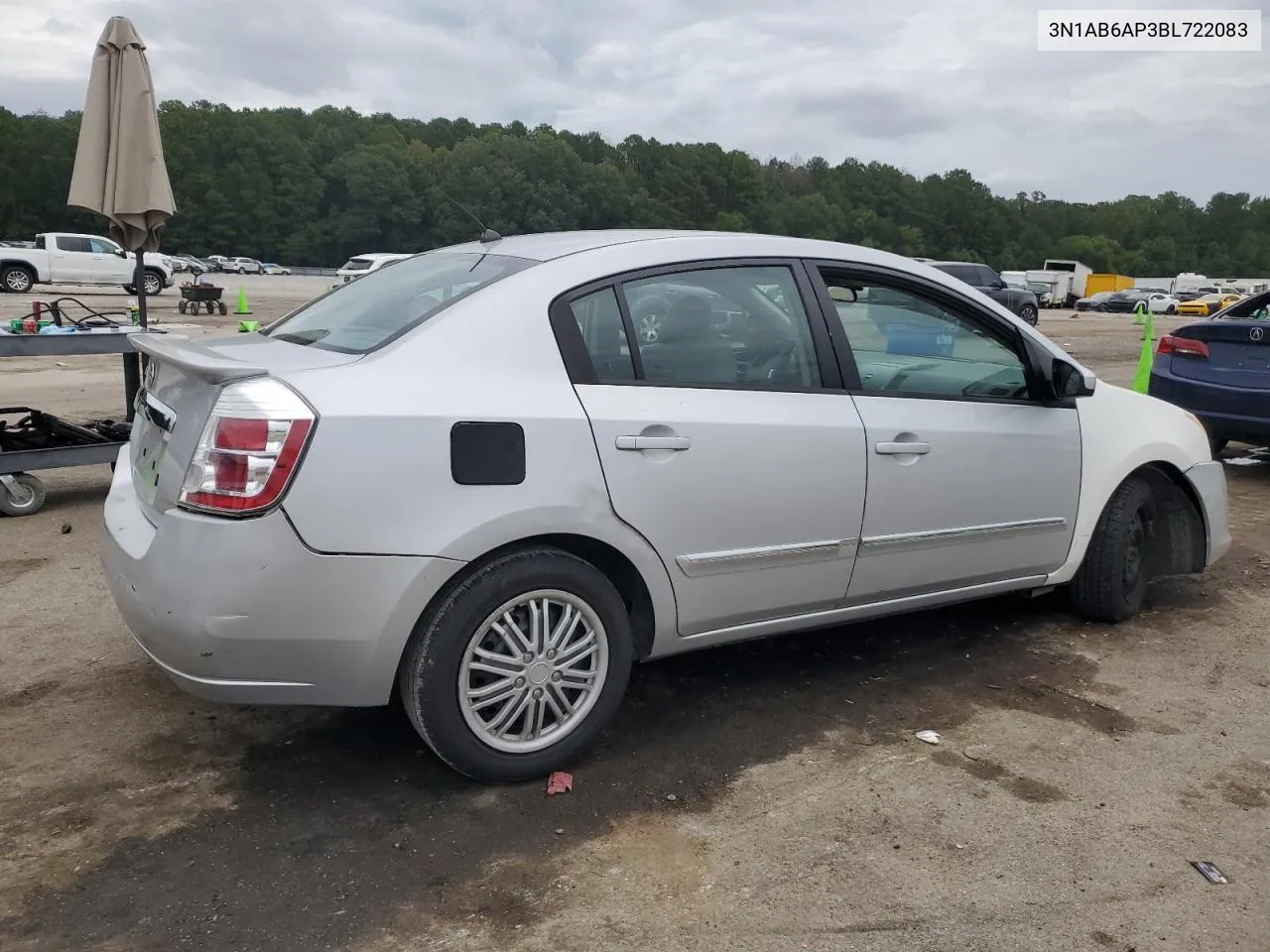 2011 Nissan Sentra 2.0 VIN: 3N1AB6AP3BL722083 Lot: 71232844