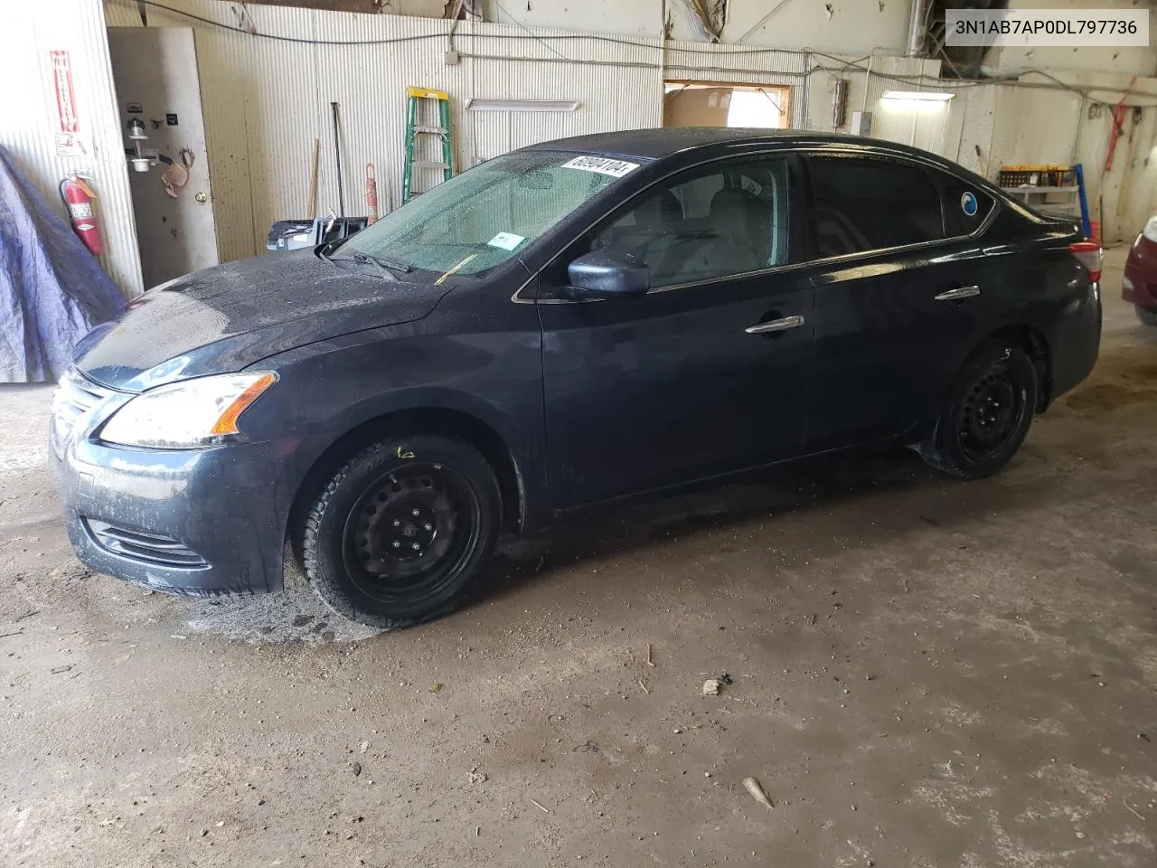 2013 Nissan Sentra S VIN: 3N1AB7AP0DL797736 Lot: 60904104