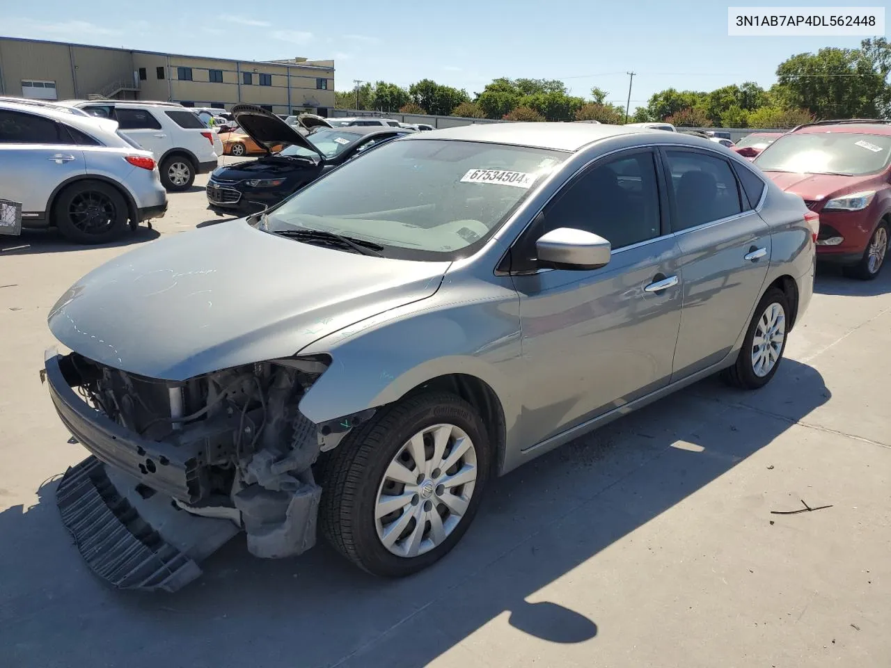 2013 Nissan Sentra S VIN: 3N1AB7AP4DL562448 Lot: 67534504