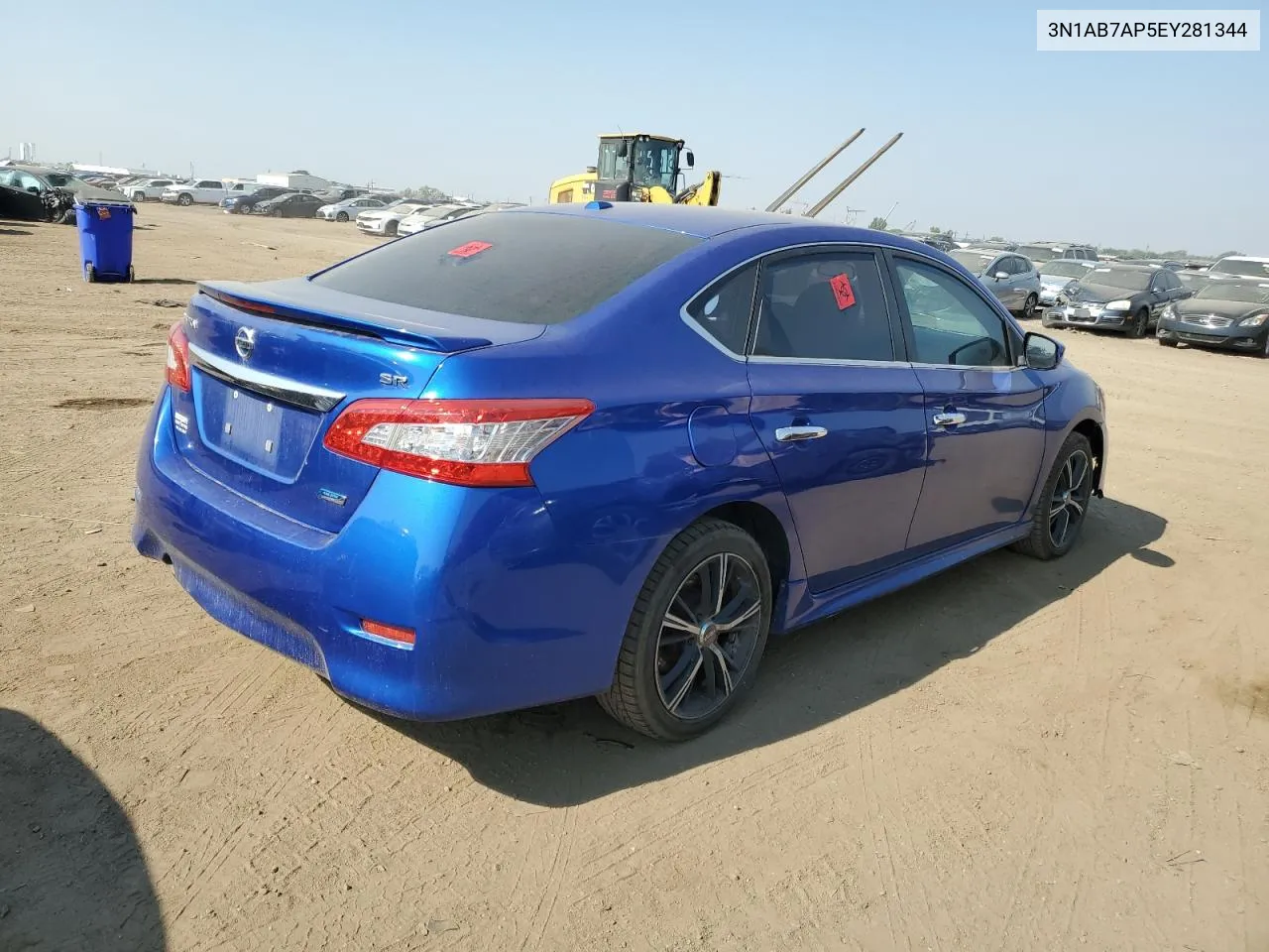 2014 Nissan Sentra S VIN: 3N1AB7AP5EY281344 Lot: 65028984