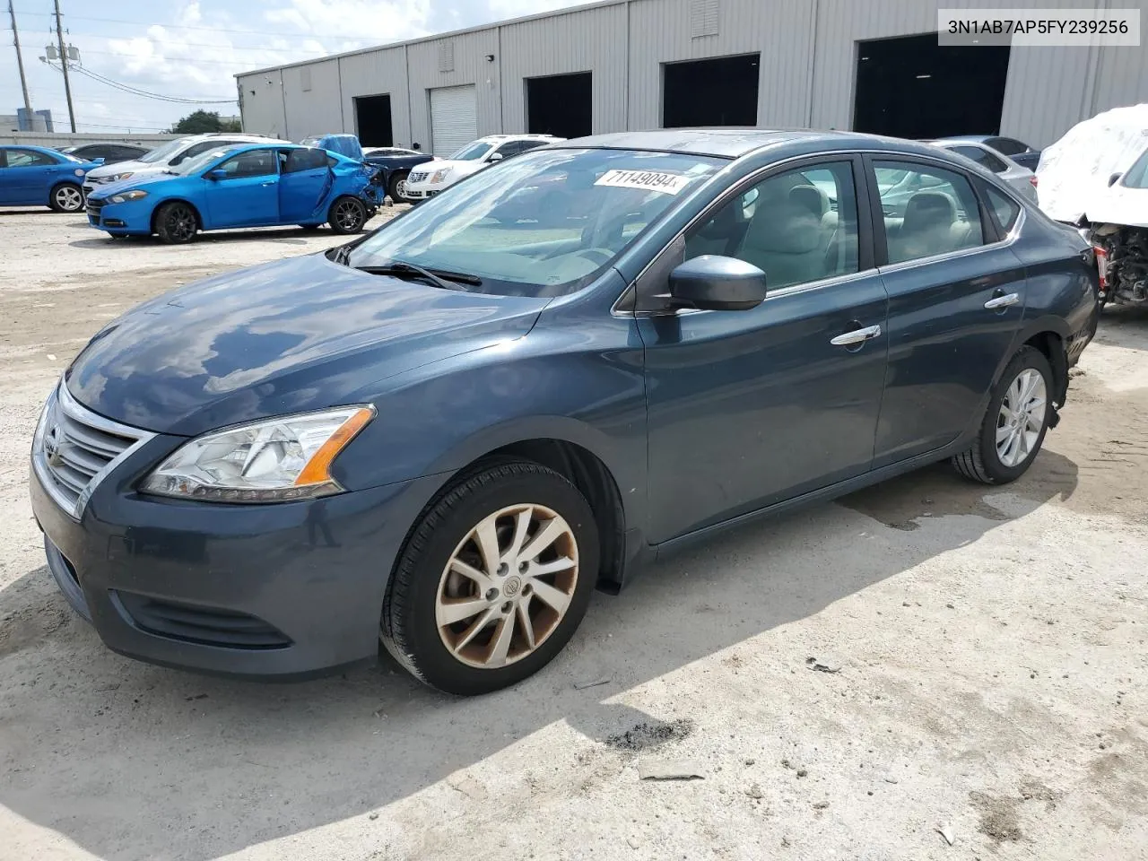 2015 Nissan Sentra S VIN: 3N1AB7AP5FY239256 Lot: 71149094