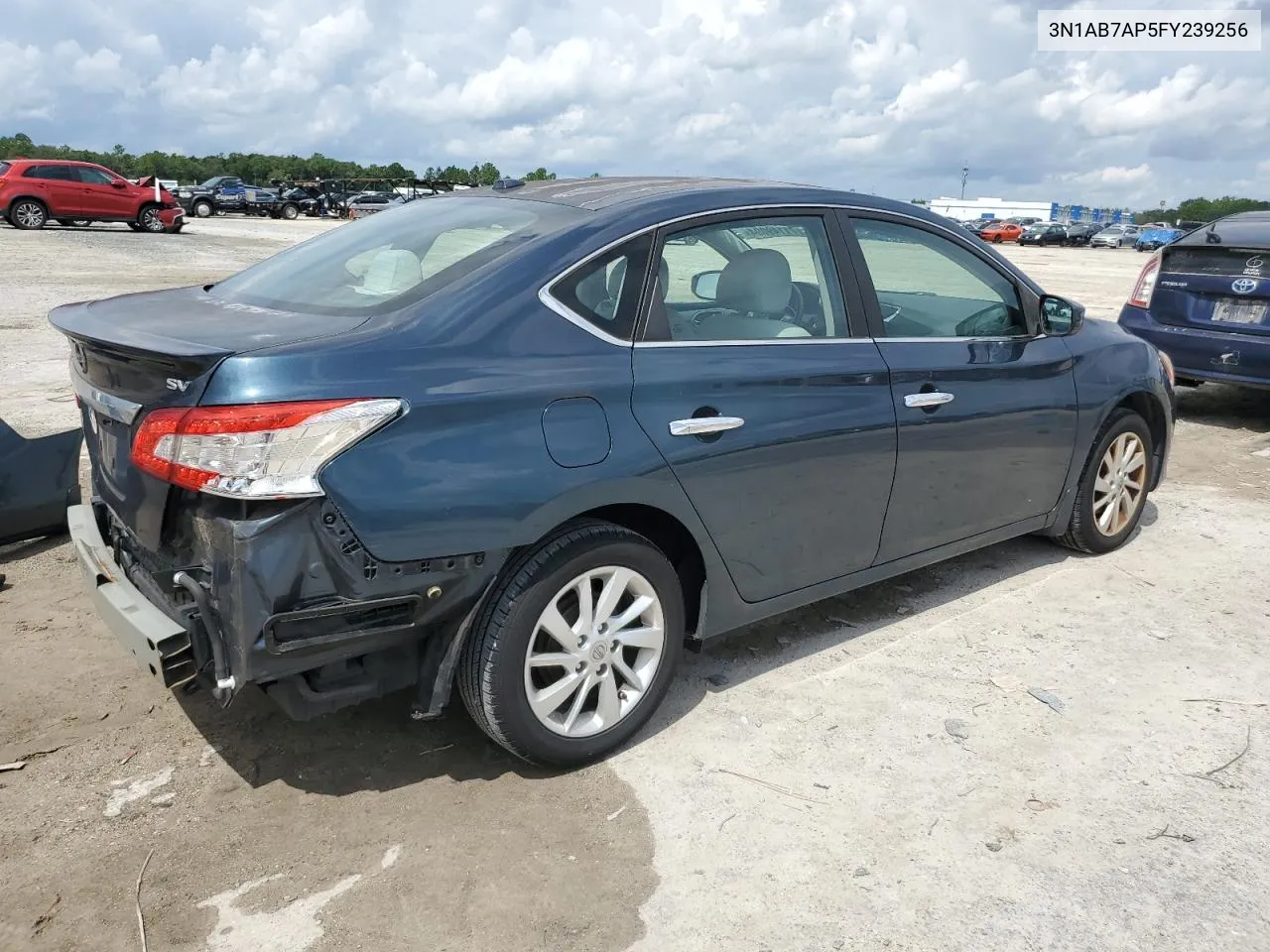 2015 Nissan Sentra S VIN: 3N1AB7AP5FY239256 Lot: 71149094